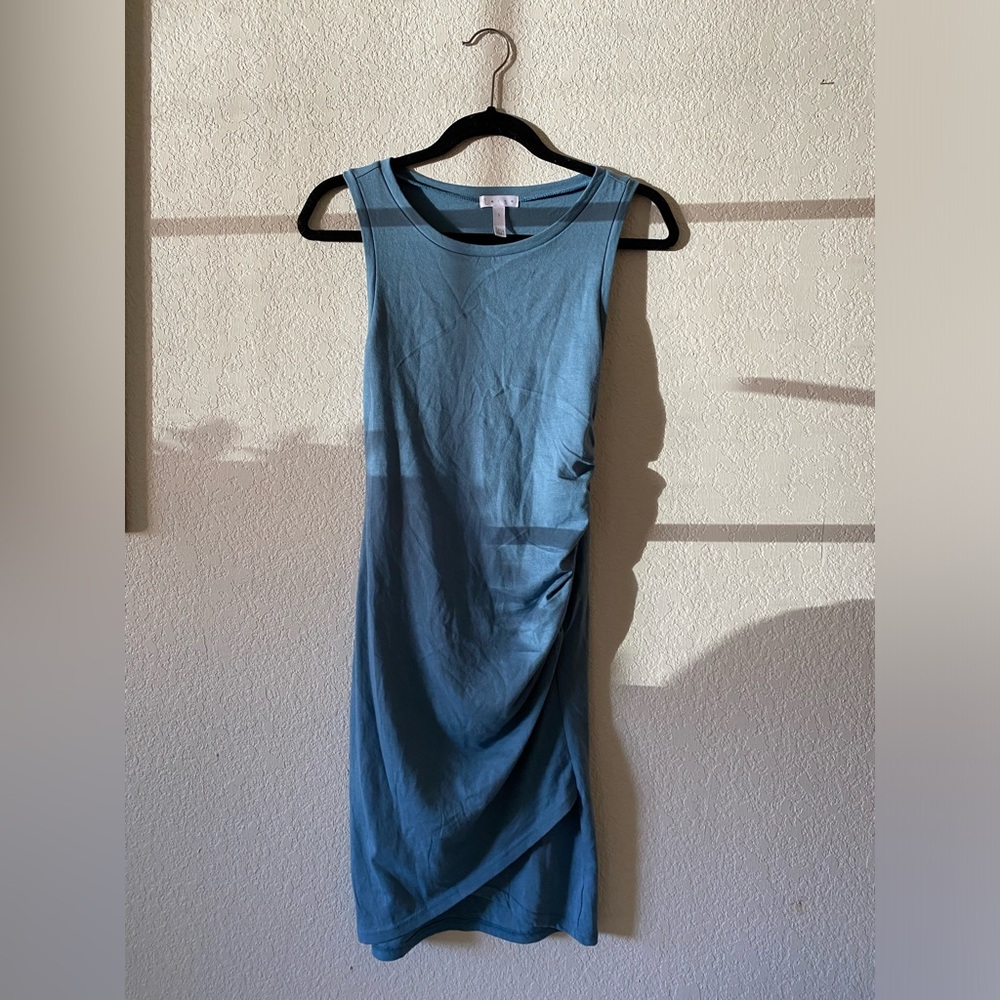 Leith Ruched Bodycon Dress in Blue, Nordstrom